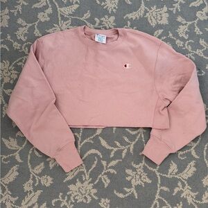 Never worn Champion Women's Crop Sweatshirt